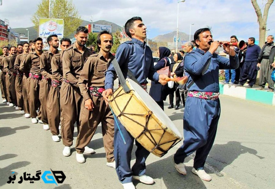 شیوه نواختن ساز دهل